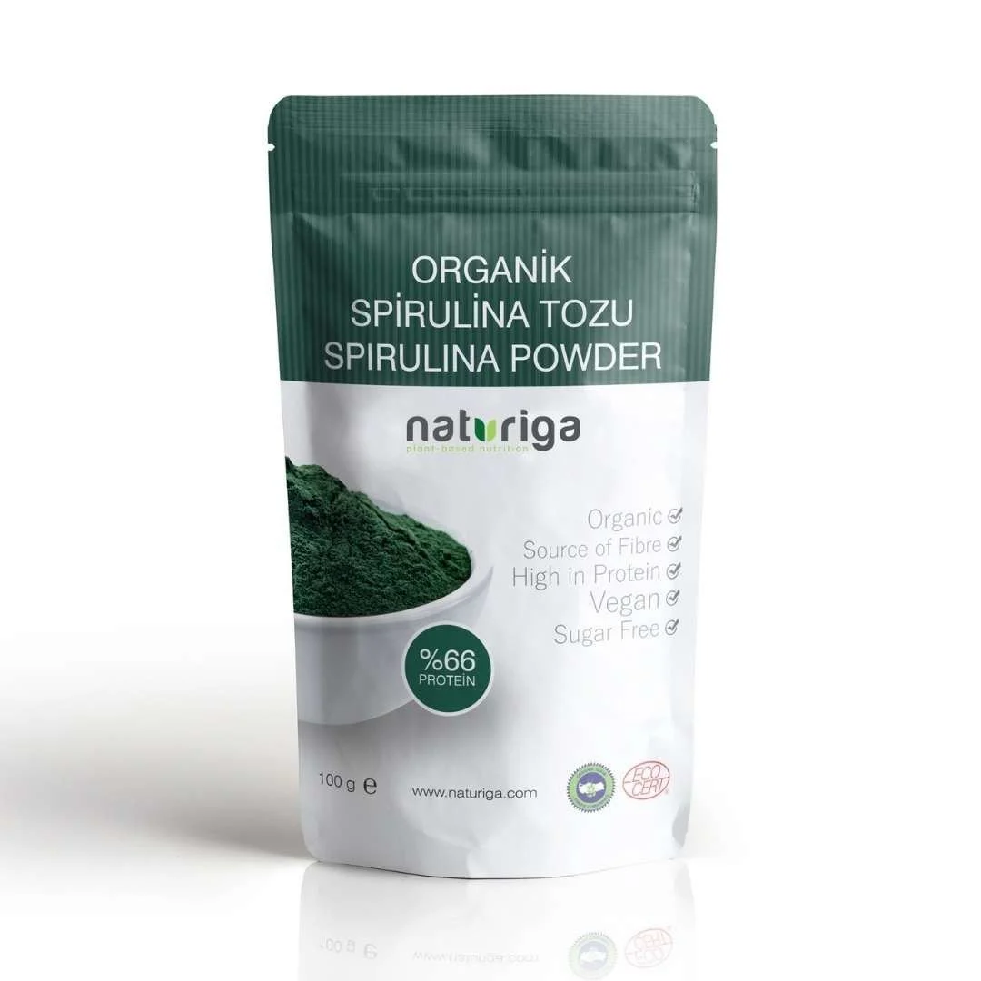 Organik Spirulina Tozu (100gr)