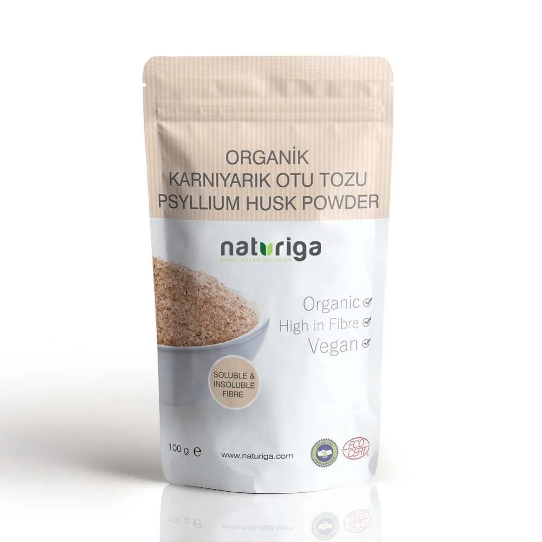 Organik Karnıyarık Otu Tohumu Tozu (Psyllium Husk) 100 gr