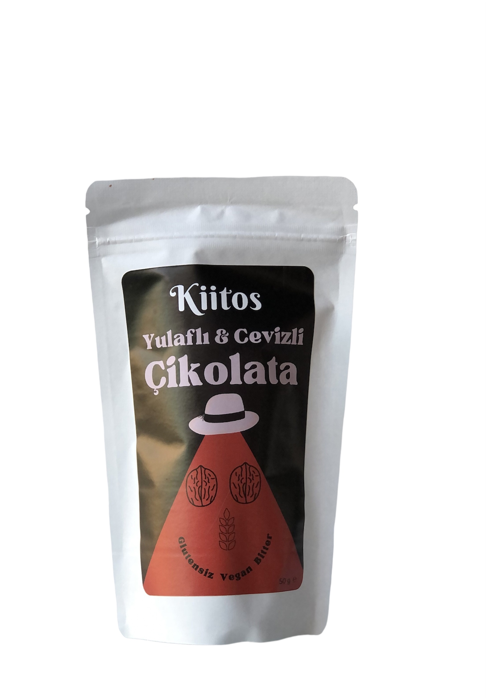 Kiitos - Yulaflı Cevizli Çikolata - 50 gr.