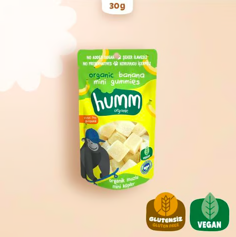 Organik Glutensiz Vegan Muzlu Mini Küpler